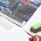 3Pcs Diamond Drawing Ruler Mesh Ruler Grid Stainless Steel 5D Diamond Drawing Ruler Tool DIY Diamond Drawing Ruler Accessories with 240 400 Blank Grids for Diamond Drawing Round Full Partial Drill